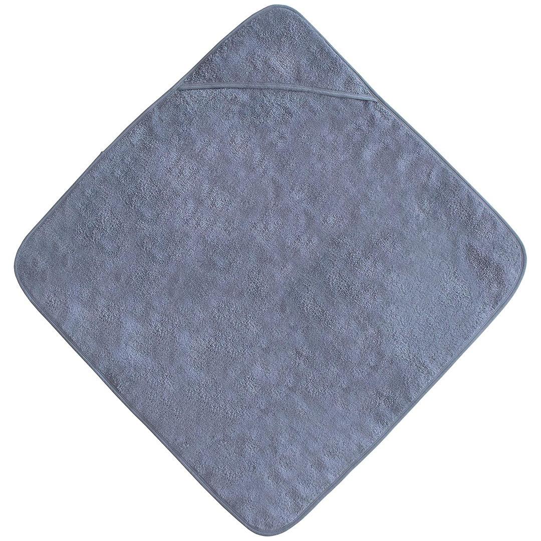 Mushie Organic Cotton Baby Hooded Towel Tradewinds - Soft 100% Organic Cotton